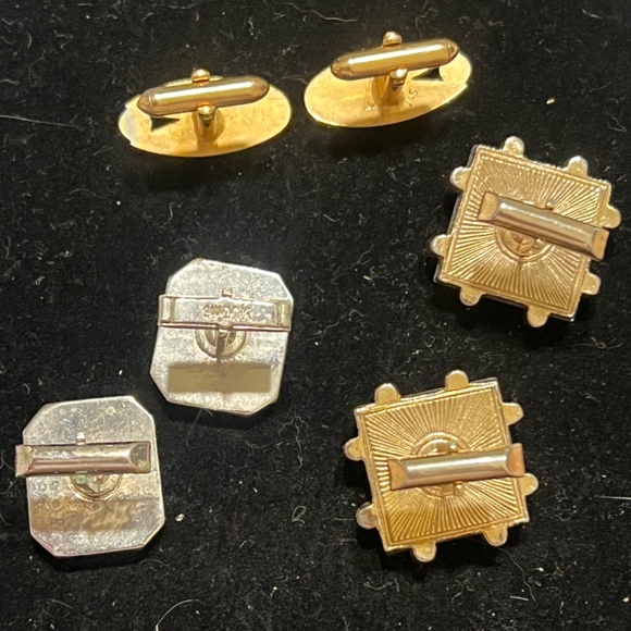 Elegant Swank Cufflinks Collection - Vintage Men's Accessories - Picture 5 of 9